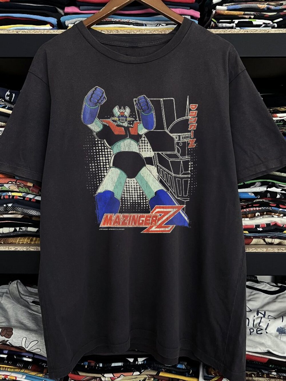 Rare Mazinger Washed Black Tee